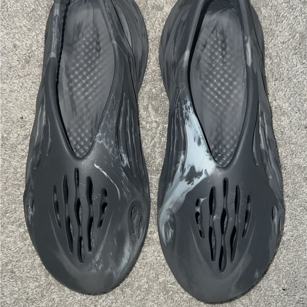 adidas Foam Runner Black and Gray